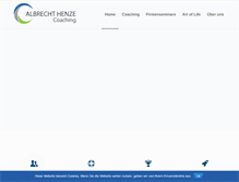 Tablet Screenshot of henze-partner.com